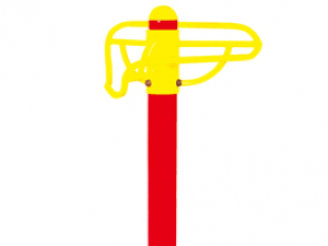 HS-1210 The three leg frame    三人压腿架