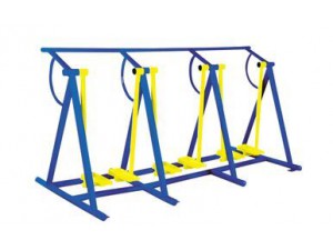 HS-1266 Floor walking machine   落地式三联漫步机