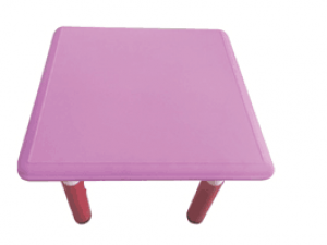 HS-2417 Pink small square table   粉色小方桌
