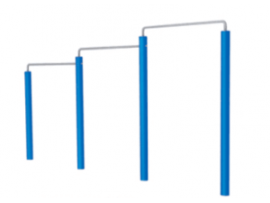 HS-1005 The joint of the horizontal bar   三联单杠