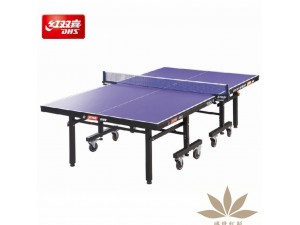 红双喜T1223高级单折移动式乒乓球台