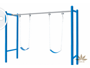 HS-1051 Double swing   双人秋千（四柱）