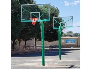 固定单臂圆管篮球架