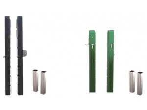 网球柱铝合金地插预埋式