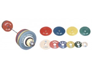 杠铃比赛专用彩色